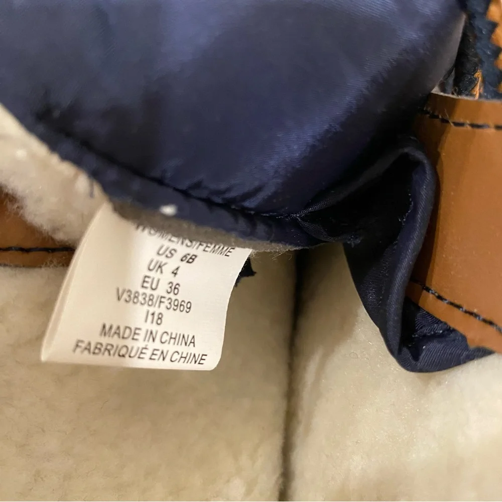Lands’ End Winter Snow Boots Navy Blue Women’s Size 6 NEW